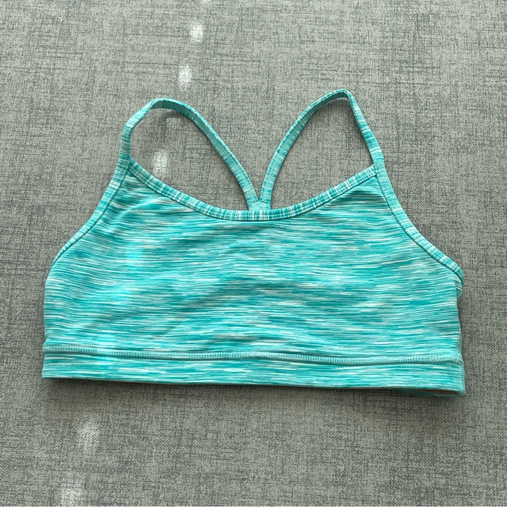 Lululemon Flow Y Bra Light Support, A-C Cups Size 4 with Size Dot